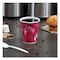 Dart Paper Hot Drink Cups in Bistro Design, 10 oz, Maroon, PK50 370SI-0041 - alternate 6